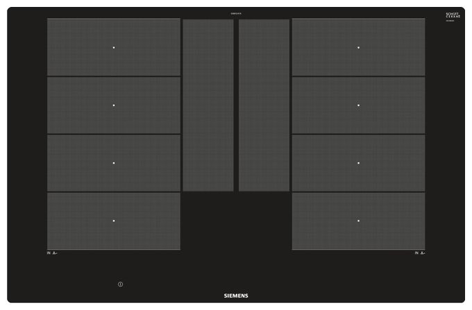 Induktions Kochfeld/Herdplatte 4 Zone(n) iQ700 EX801LYC1E autarkes 80cm 