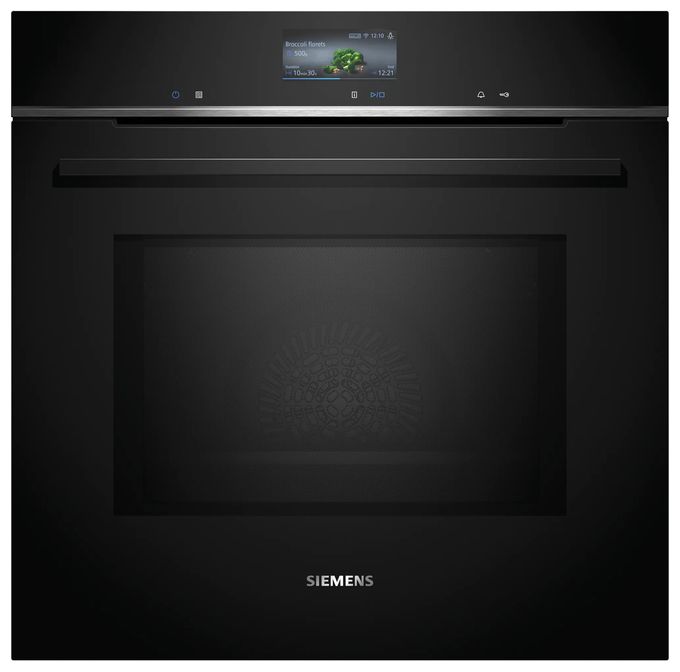 Einbaubackofen groß AutoClean Mikrowelle iQ700 HM776GKB1 