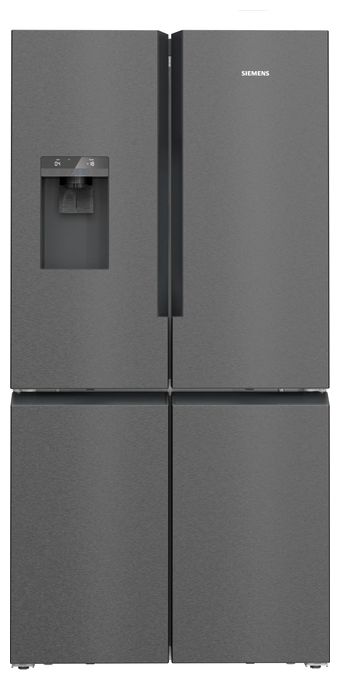 Side-by-Side Kühl-/ Gefrierkombination French Door 375 l / 199 l 327 kWh NoFrost 1830 mm x 905 mm  iQ700 KF96DPXEA (Grau) 
