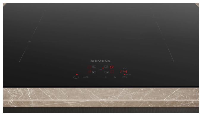 Backofen-Set groß AutoClean mit autarkem 60 cm Induktions Kochfeld PQ100I60 (HB572ABS4 + EU611BEB6E) 