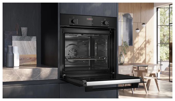 Backofen-Set groß AutoClean activeClean mit autarkem 60 cm Induktions Kochfeld PQ212XA02Z (HB273ABS3 + EH64KBFB5E) 