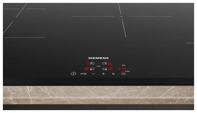 Backofen-Set groß AutoClean activeClean mit autarkem 80 cm Induktions Kochfeld PQPOWER75I (HB271ABB3 + EH83KBEB5E) 