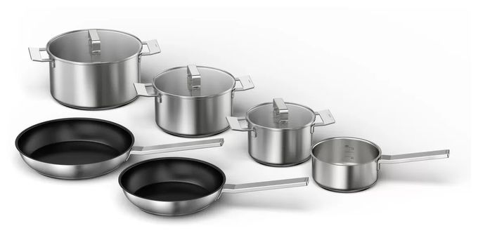 Siemens HZ9SE060 Kochgeschirr-Set 6-teilig Kapselboden mit Aluminiumkern 