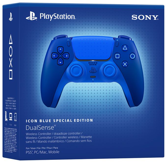 Analog / Digital Gamepad für PlayStation 5  DualSense Wireless Controller (Blau) 