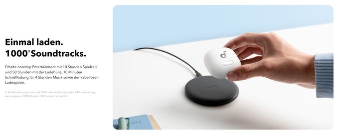 In-Ear Bluetooth Kopfhörer kabellos 10 h Laufzeit IPX4  Liberty 4 NC (Weiß) 