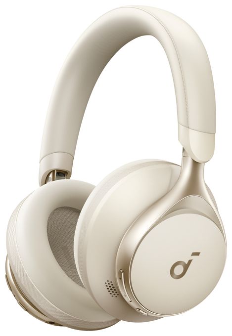 Ohraufliegender Bluetooth Kopfhörer kabelgebunden&kabellos  Space One (Cremefarben) 
