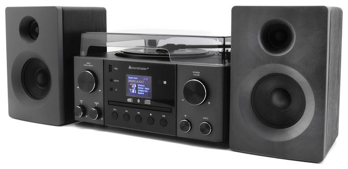 DAB+, FM 20 W Bluetooth  MCD1950SW (Schwarz) 