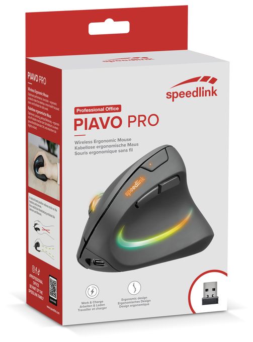 3200 DPI Gaming Maus Optisch  Piavo Pro (Schwarz) 