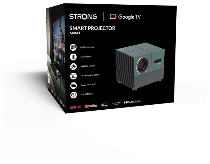 1080p (1920x1080) 3LCD LED 300 ANSI Lumen  Mira1 (Grün) 