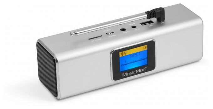 MusicMan BT-X29 DAB Bluetooth Lautsprecher (Blau) 