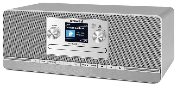 Bluetooth DAB+, FM Radio Internet  DigitRadio  372CD IR (Anthrazit, Silber) 