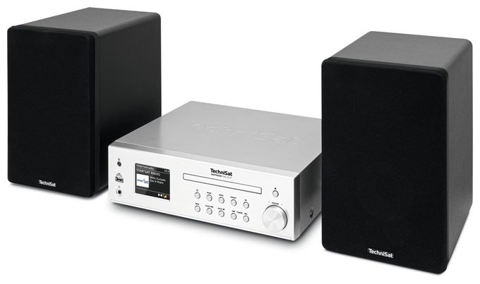 CD Payer DAB+, FM Radio  DigitRadio 760CD IR (Silber) 