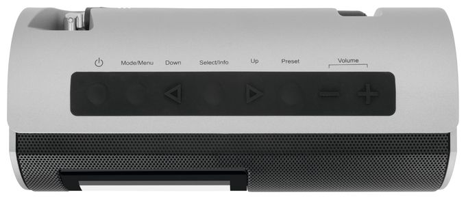 Bluetooth DAB+, FM Radio Tragbar UV-beständig, Wasserfest IP65  DigitRadio Bike 1 (Schwarz, Silber) 