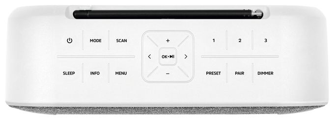 Bluetooth DAB+, FM Radio Tragbar Wasserabweisend IPX5  DigitRadio BT2 (Grau) 