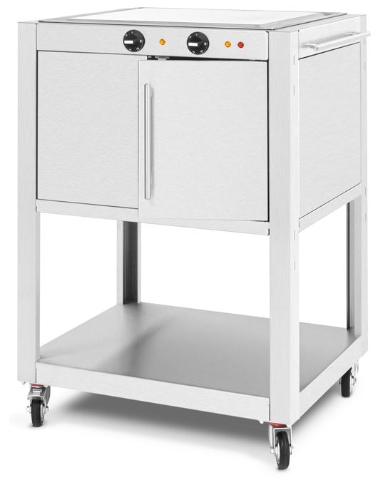 2 Zone(n) 3000 W mit 480 x 410 mm Fläche  Teppinox GW3000 Basic (Edelstahl) 