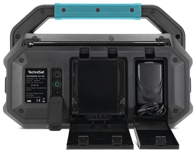 Bluetooth DAB+, FM Radio Tragbar IPX4  Viola 231OD (Schwarz) 