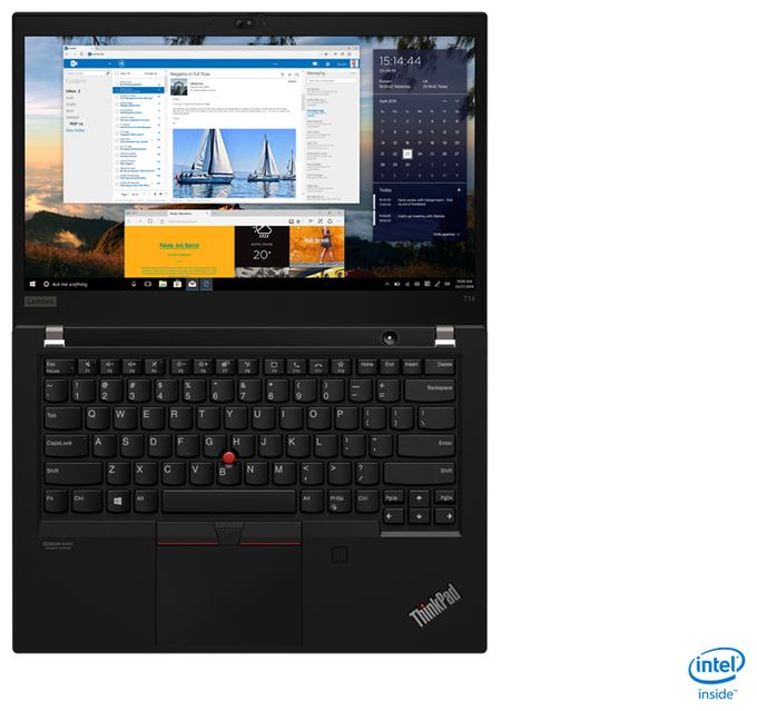 Full HD Notebook 35,6 cm (14 Zoll) 1920 x 1080 Pixel 16 GB Ram 512 GB SSD Windows 10 Pro Intel® Core™ i5 max. 4,4 GHz  Lenovo ThinkPad T14 Gen 1 (Intel) Refurbished (Schwarz) 
