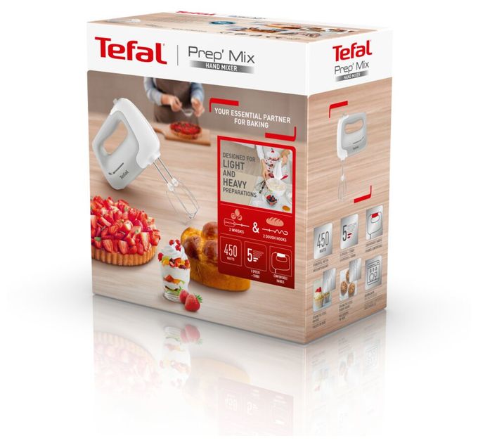 Handmixer 450 W 5 Stufen  HT450B PrepMix (Weiß) 
