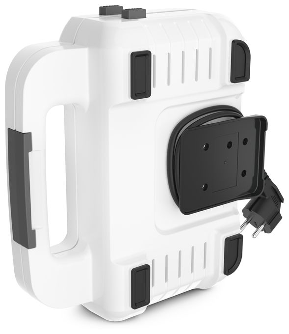 Sandwichmaker 850 W  SW7011 Snack XL Waffel- und (Weiß, Edelstahl) 