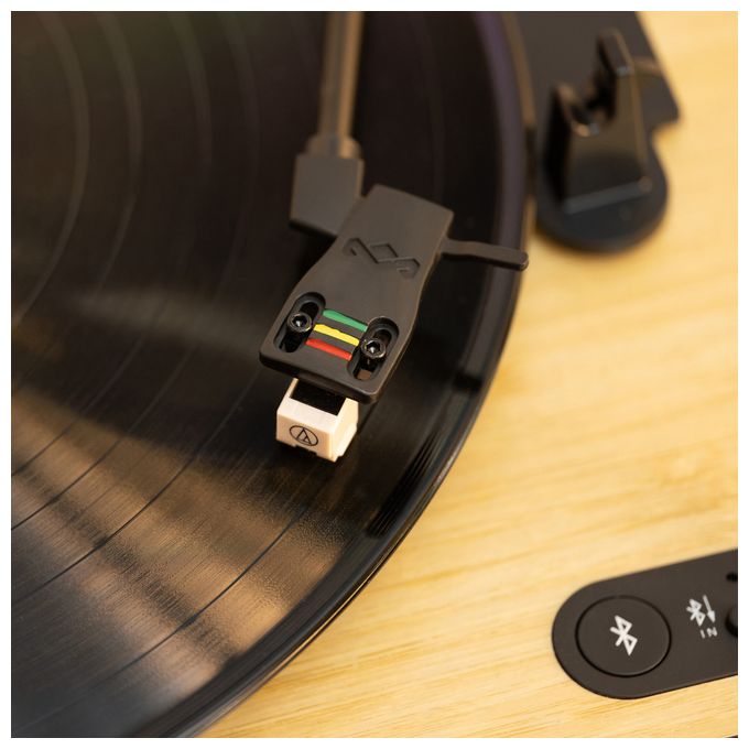 Audio-Plattenspieler mit Riemenantrieb  Revolution Signature (Schwarz, Holz) 