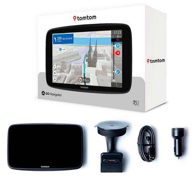 17,8 cm (7 Zoll) Navigationsgerät 32 GB Ganz Europa Go Navigator 7 