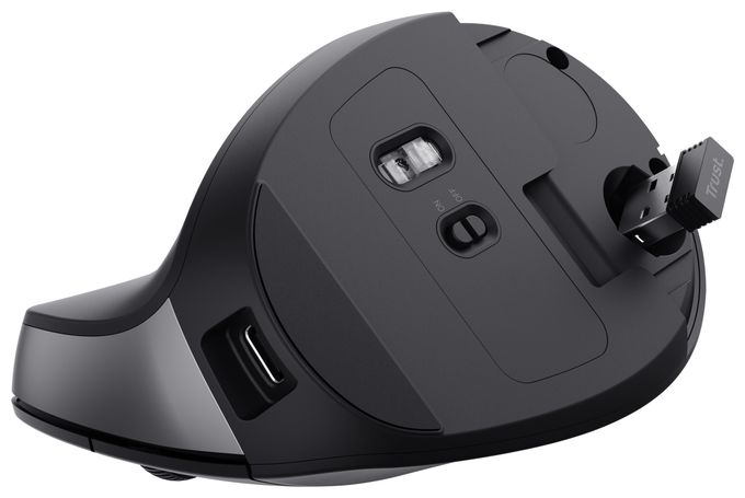 2400 DPI Medizinisch Maus Optisch  Bayo II Wireless (Schwarz) 