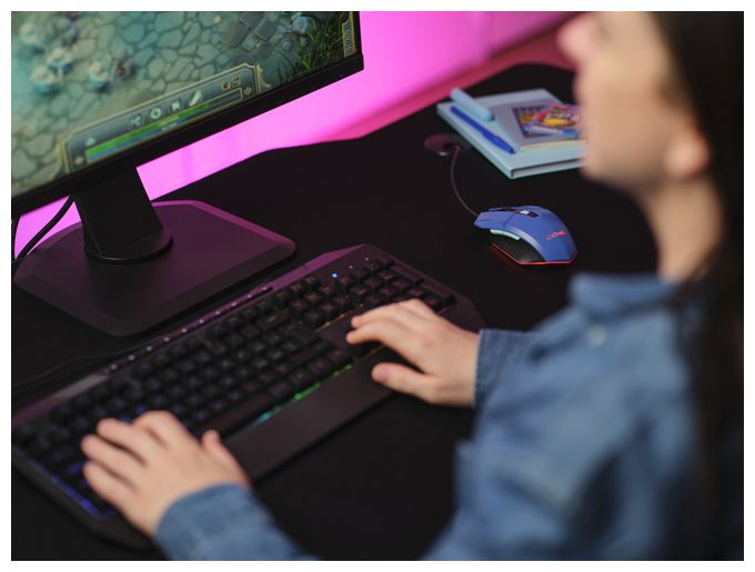 6400 DPI Gaming Maus  GXT109B FELOX (Blau) 