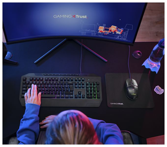 RGB-LED Gaming Tastatur USB  GXT791 (Schwarz) 
