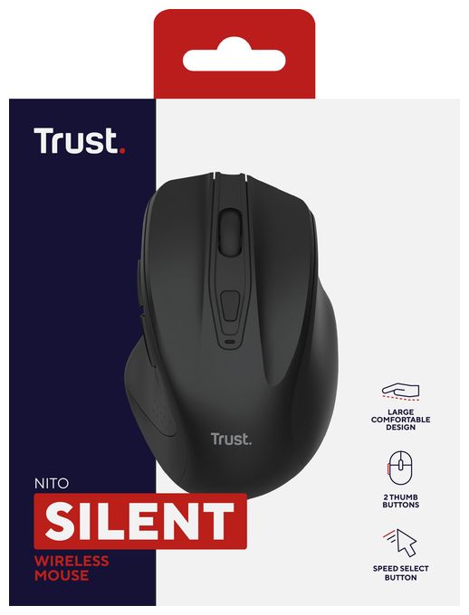 2200 DPI Universal Maus Optisch  Nito (Schwarz) 