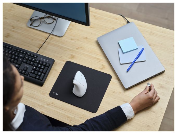 1600 DPI Büro Maus Optisch  Verto (Weiß) 