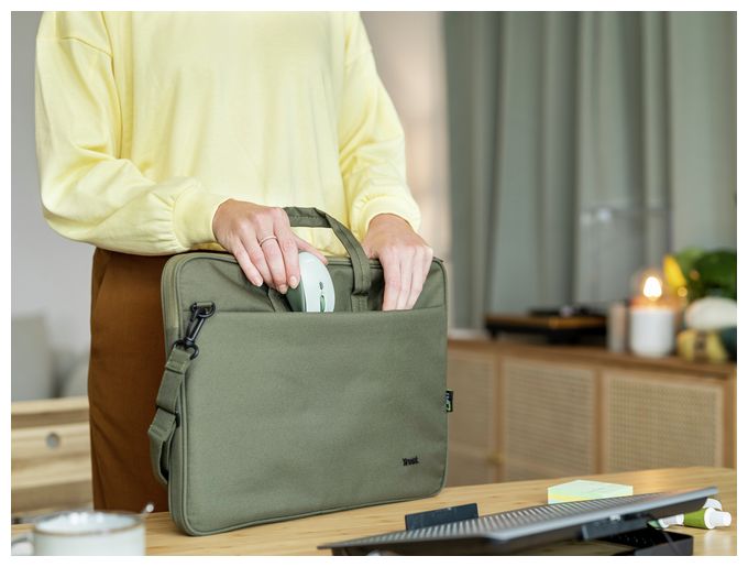 1600 DPI Büro Maus Optisch  Yvi+ (Schwarz, Grün) 