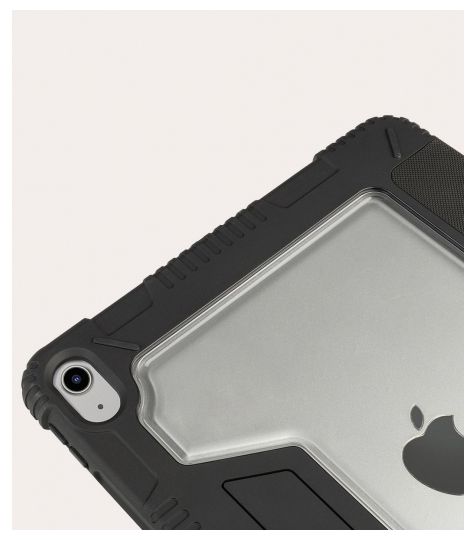 Folio aus Kunststoff für Apple iPad 10.9" 10th gen 2022 iPad A16 (2025) bis 27,7 cm (10.9") mit Magnetverschluss (Schwarz) Educo 