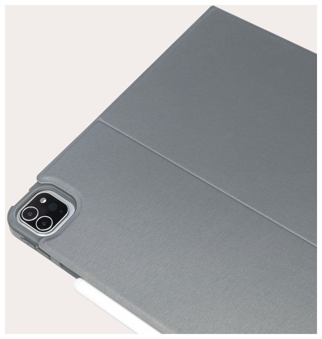 Folio aus Kunststoff für Apple iPad Pro 12.9" 2021 bis 32,8 cm (12.9") Staubresistent, Kratzresistent, Spritzwassergeschützt (Grau) Link 