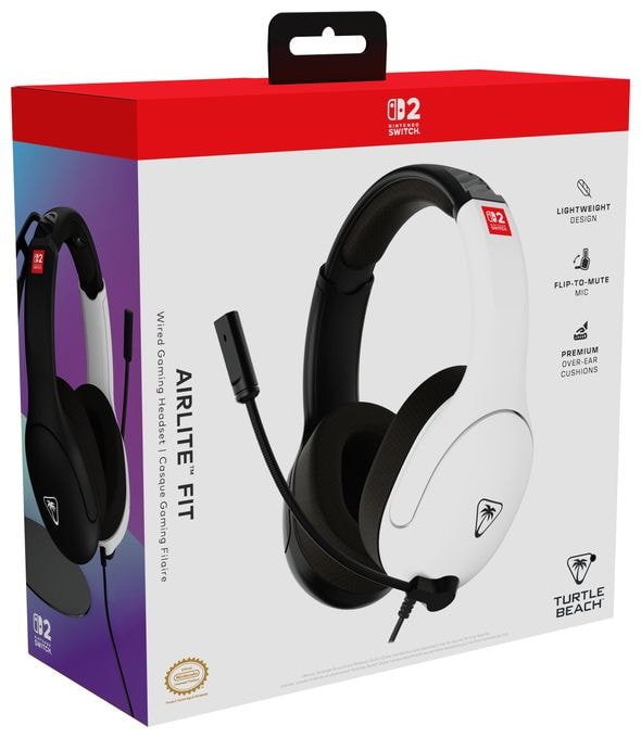 Over Ear Kopfhörer Kabelgebunden  Airlite Fit (Schwarz, Weiß) 