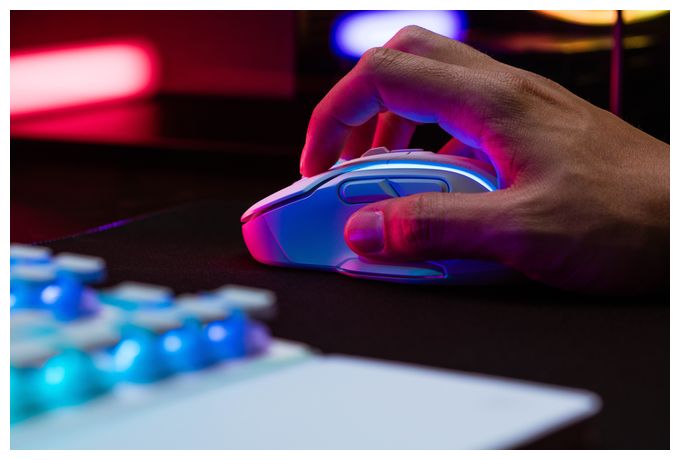 26000 DPI Gaming Maus Optisch  Kone II Air (Weiß) 