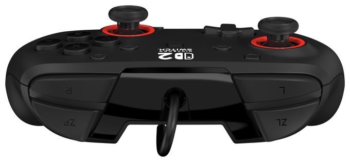 Gamepad für Nintendo Switch, Nintendo Switch 2, Nintendo Switch OLED  Rematch Wired Controller (Schwarz) 