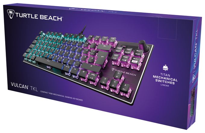 RGB-LED Gaming Tastatur USB  Vulcan TKL (Schwarz) 