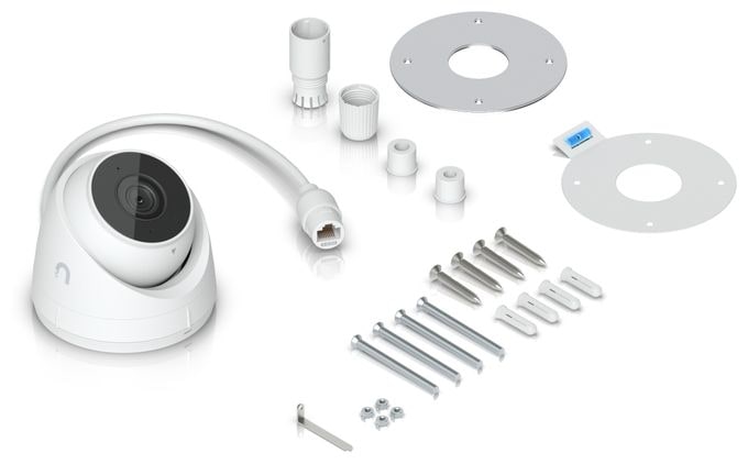 2688 x 1512 Pixel IP-Sicherheitskamera IP66 Innen & Außen Nachtsicht  G5 Turret Ultra (Weiß) 