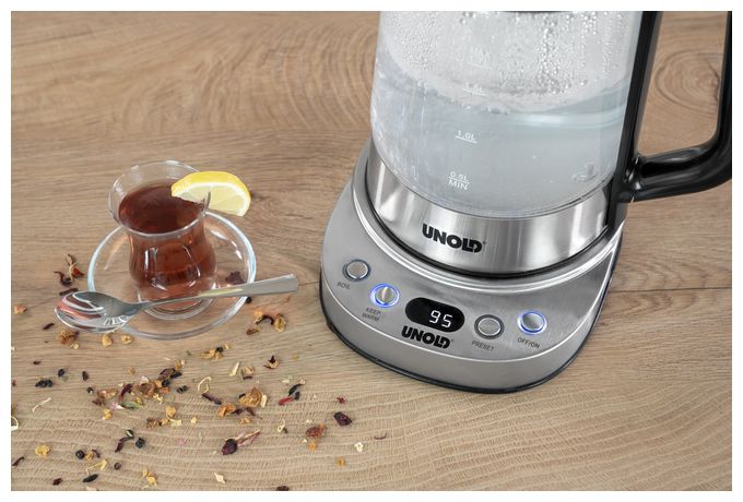 1,7 l Wasserkocher 1800 W  18215 Samowar Selin (Edelstahl) 