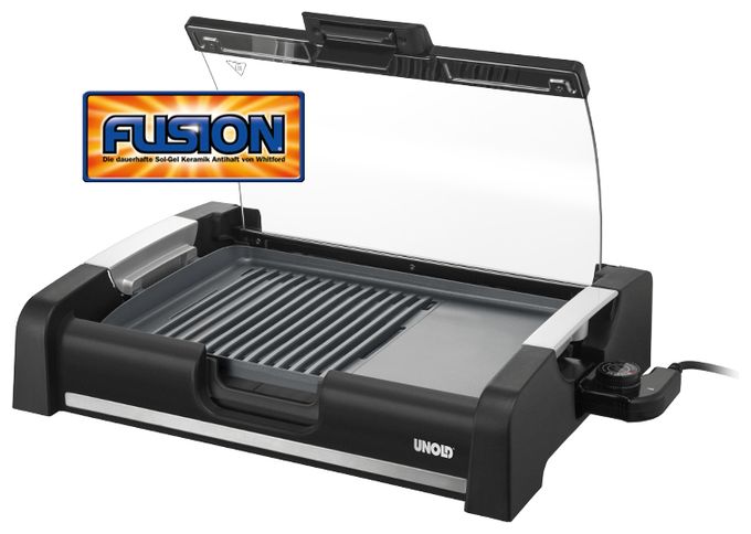 1650 W mit 354 x 254 mm Fläche  58535 BBQ Edel (Schwarz) 