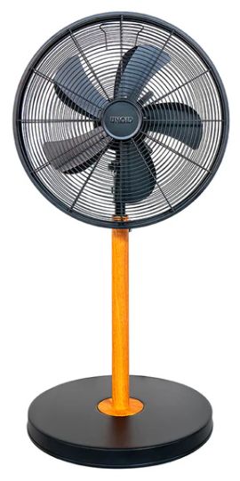 Ventilator Stand neigbar  Black Steel (Schwarz, Holz) 