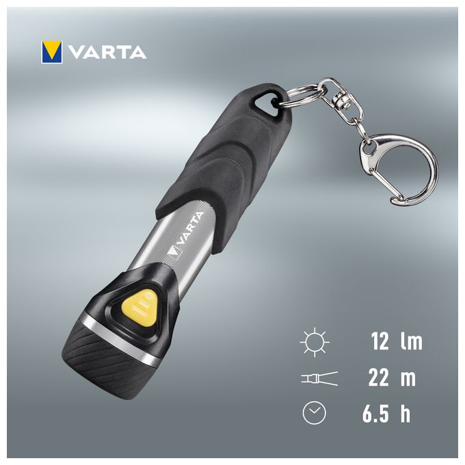 Taschenlampe LED inkl. 1x AAA Batterien, Day Light Key Chain, handliche Schlüsselleuchte, stoßfeste Taschenleuchte, Schlüsselanhänger ideal für Haushalt, Outdoor 
