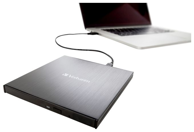 43886 Slimline externer CD/DVD-Brenner 