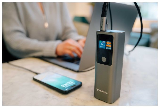 27000 mAh Powerbank USB Typ-C  Charge 'n' Go (Grau) 