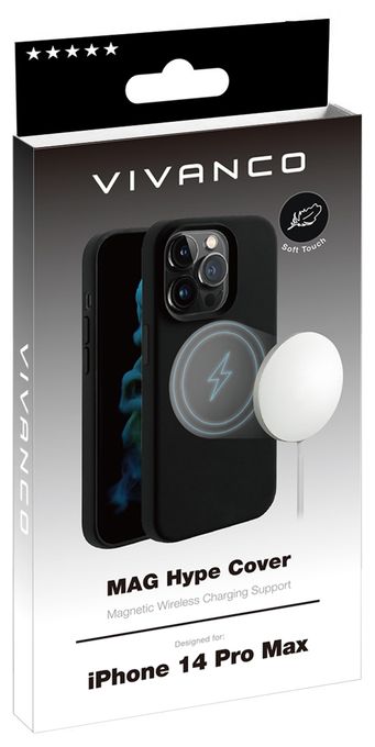 Cover für Apple iPhone 14 Pro Max  Mag Hype (Schwarz) 