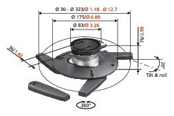 EPC 6545 - Projektor-Deckenlösung 