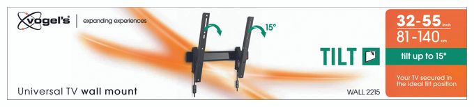 Wand Halterung bis 139,7 cm (55") 30 kg Wall 2215 