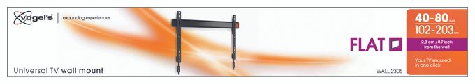 Wand Halterung bis 2,03 m (80") 80 kg Wall 2305 