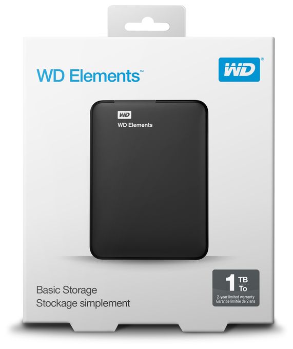 1 TB externe Festplatte 2.5"  Elements Portable (Schwarz) 