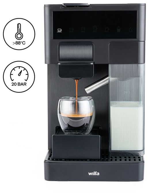 Kaffeekapsel, Gemahlener Kaffee Maschine  MMA1T-TCM20 Volo Multi (Schwarz) 